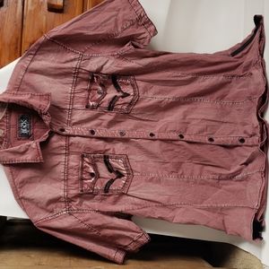 Buckle Black men's button down shirt